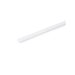 Perfíl Aluminio para Tira LED Iluminación Escaleras - Difusor Opal x 1M