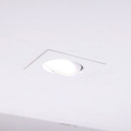 Foco Downlight LED 7W 630Lm 6000ºK Rectangular Basculante 40.000H [HO-DLPL-CUAD-7W-CW]