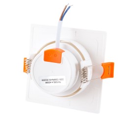 Foco Downlight LED 7W 630Lm 6000ºK Rectangular Basculante 40.000H [HO-DLPL-CUAD-7W-CW]