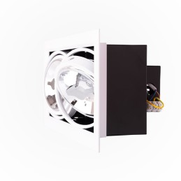 Foco Downlight Cardan LED 24W 2.400Lm 6000ºK CREE RA►90 40.000H [JW-CAR-LED-2x12W-CW]