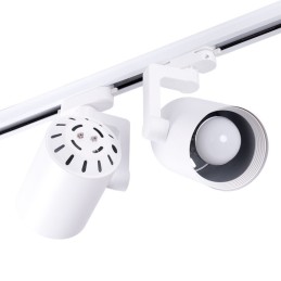 Pack 2 Foco de Carril Monofásico E27 PAR30/A65 - Blanco