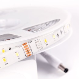 Tira de 72 LEDs Digital WIFI 12VDC RGB+CW+WW IP65 Control Remoto Compatible Tuya 40.000H [TYWPC6-25T5]