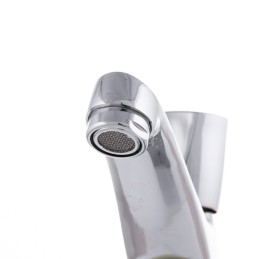 Grifo Cocina Latón/Zinc, Cromado, Agua Fría, Caño Bajo, Monomando [QLI-FA-1283]