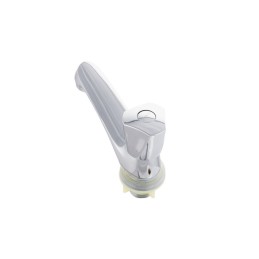 Grifo Cocina Latón/Zinc, Cromado, Agua Fría, Caño Bajo, Monomando [QLI-FA-1283]