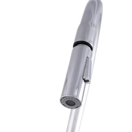 Grifo Cocina Latón/Zinc, Cromado, Agua Caliente-Fría, Latiguillos, Caño Alto, Monomando [QLI-FA-9719]