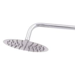 Conjunto Ducha Latón/Zinc - Acero Inoxidable- ABS, Cromado, Agua Caliente-Fría, Monomando [QLI-FA-CS01]