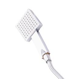 Conjunto Ducha Latón/Zinc - Acero Inoxidable- ABS, Cromado, Agua Caliente-Fría, Monomando [QLI-FA-CS04]