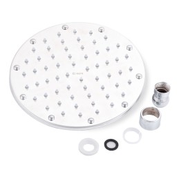 Cabeza de Ducha Acero Inoxidable/ABS, Cromado [QLI-FA-H01]