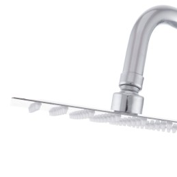 Cabeza de Ducha Acero Inoxidable/ABS, Cromado [QLI-FA-H04]