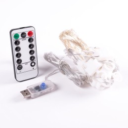 Guirnalda LED Interior 3x2M [HO-XMAS-002-IP20-3x2M-CW]